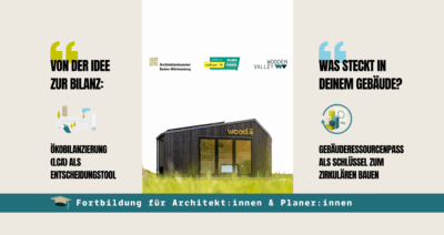 Fortbildung für Architekt*innen & Planer*innen